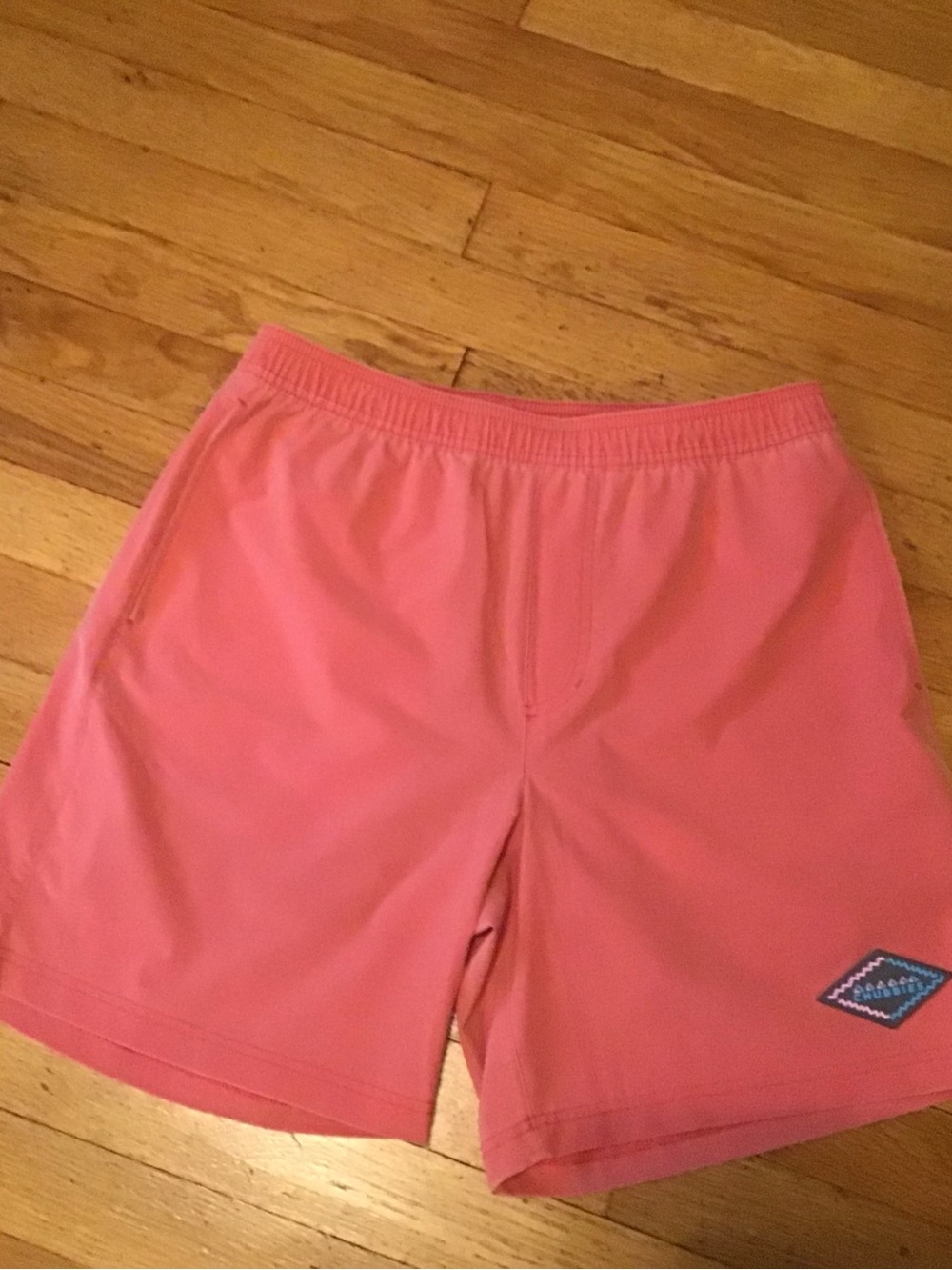 chubbies Coral-Pink Men's Swim Trunks